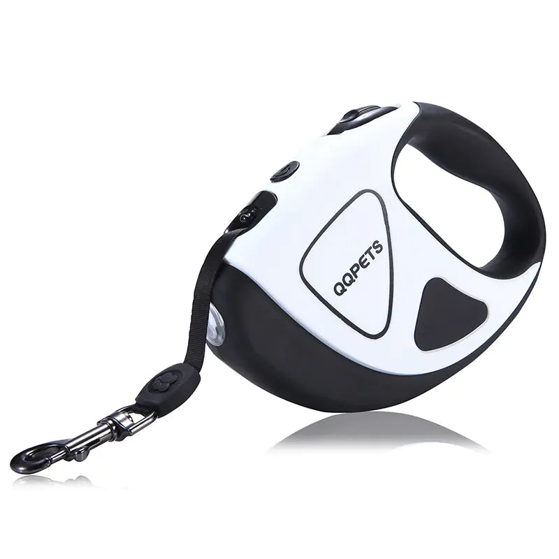 Automatic Retractable LED Dog Leash with Fiber Rope